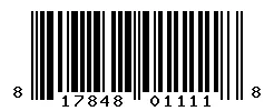 UPC barcode 817848011118
