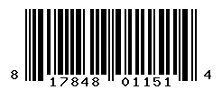 UPC barcode 817848011514
