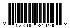 UPC barcode 817848011590