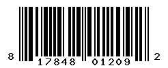 UPC 817848012092 barcode image