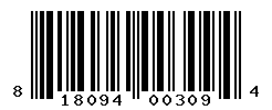 UPC barcode number 818094003094