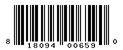 UPC barcode number 818094006590