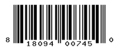 UPC barcode number 818094007450