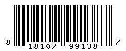 UPC 818107991387 barcode image