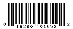 UPC barcode number 818290016522