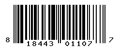 UPC barcode number 818443011077
