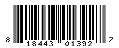 upc 818443013927 barcode image