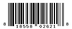 UPC barcode number 818558026218