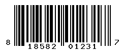 UPC barcode number 818582012317