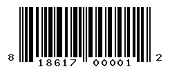 UPC barcode number 818617000012