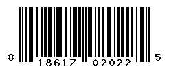 UPC barcode number 818617020225