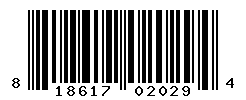 UPC barcode number 818617020294