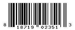 UPC barcode number 818719023513