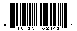 UPC barcode number 818719024411