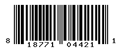 UPC barcode number 818771044211