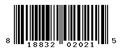 UPC barcode number 818832020215