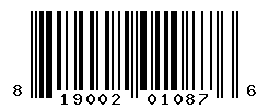 UPC barcode number 819002010876