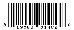 UPC barcode number 819062014890