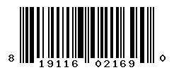 UPC barcode 819116021690