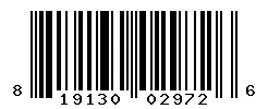 UPC barcode 819130029726
