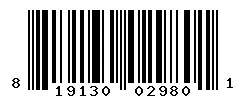 UPC barcode 819130029801