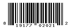 UPC barcode number 819177020212