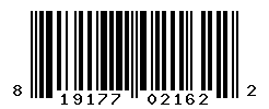 UPC barcode number 819177021622