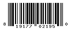 UPC barcode number 819177021950