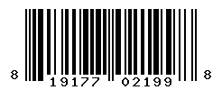 UPC barcode number 819177021998