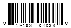UPC barcode number 819193020388