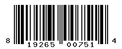 UPC barcode number 819265007514