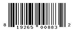 UPC barcode number 819265008832