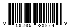 UPC barcode number 819265008849