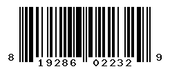 UPC barcode number 819286022329