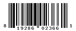 UPC barcode number 819286023661