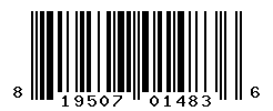 UPC barcode number 819507014836