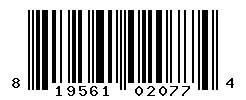 UPC barcode number 819561020774