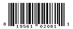 UPC barcode number 819561020811