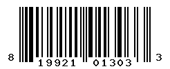 UPC barcode number 819921013033