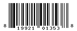 UPC barcode number 819921013538