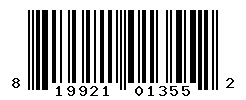 UPC barcode number 819921013552