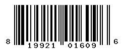 UPC barcode number 819921016096