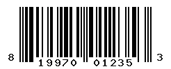 UPC barcode 819970012353