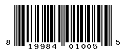 UPC barcode number 819984010055