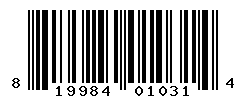 UPC barcode number 819984010314