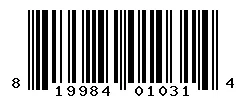 UPC barcode 819984010314