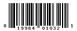 UPC barcode number 819984010321