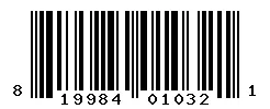 UPC barcode 819984010321