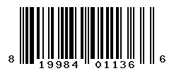 UPC barcode number 819984011366