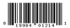 UPC barcode number 819984012141